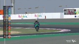 VIDEO: Motor Morbidelli Berasap di FP2 MotoGP Doha 2021