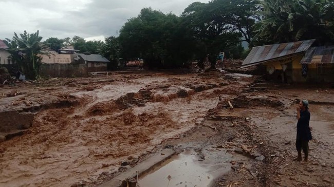 Wakil Bupati Flores Timur menyebut pemerintah daerah tak punya sumber daya yang cukup untuk mengatasi bencana banjir bandang dan longsor yang sedang terjadi.