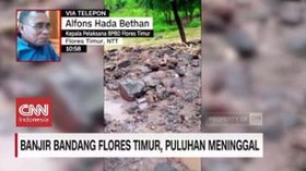 VIDEO: Banjir Bandang Flores Timur, Puluhan Meninggal