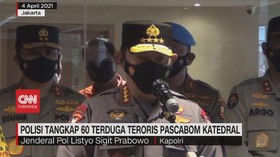 VIDEO: Polisi Tangkap 60 Terduga Teroris Pascabom Katedral