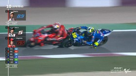 VIDEO: Jack Miller dan Joan Mir Saling Tabrak di MotoGP Doha