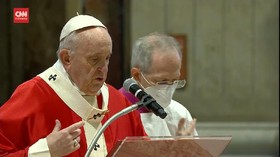 VIDEO: Paus Fransiskus Pimpin Misa Paskah, Umat Dibatasi