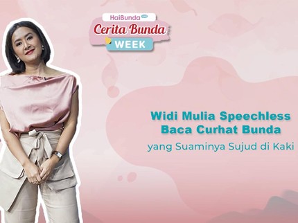 Widi Mulia Speechless Baca Curhat Bunda yang Suaminya Sujud di Kaki