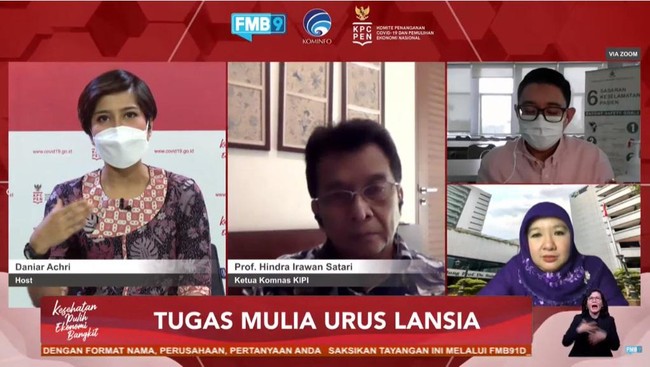 Pemerintah telah membuka sejumlah kemudahan dalam rangka mengakselerasi dan membantu lansia mendapatkan akses vaksinasi.