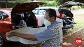 FOTO: Konsep Belajar di Ruang Terbuka Saat Pandemi Pembelajaran tatap muka terbatas di ruang terbuka sebagai bentuk inovasi dan adaptasi di bidang pendidikan saat masih pandemi Covid-19.