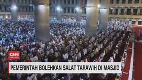 VIDEO: Pemerintah Bolehkan Salat Tarawih di Masjid