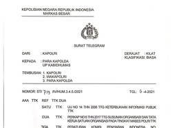 Polri Cabut Telegram Larangan Siarkan Arogansi-Kekerasan Aparat