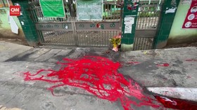 VIDEO: Serangan Cat, Tantangan Pedemo pada Militer Myanmar