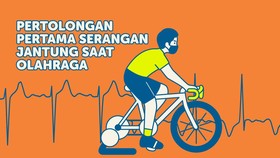 INFOGRAFIS Pertolongan Pertama Serangan Jantung Saat Olahraga