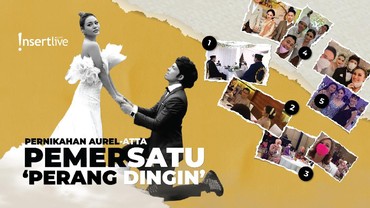 Infografis: Pernikahan Aurel-Atta, Pemersatu 'Perang Dingin'