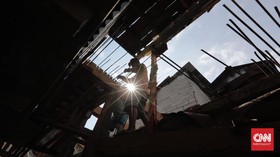 FOTO: Rumah Panggung Siasat Pemprov DKI Hadapi Banjir