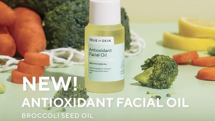 Intip Facial Oil Antioksidan Terbaru True to Skin, Terbuat dari Brokoli Lho!