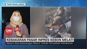 VIDEO: Puluhan Kios Pasar Inpres Kebon Melati Terbakar