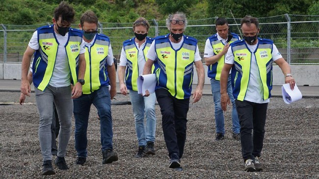 MotoGP Indonesia di Sirkuit Mandalika resmi tidak akan digelar pada 2021. Keputusan itu diambil setelah perwakilan Dorna Sports dan FIM melakukan inspeksi.