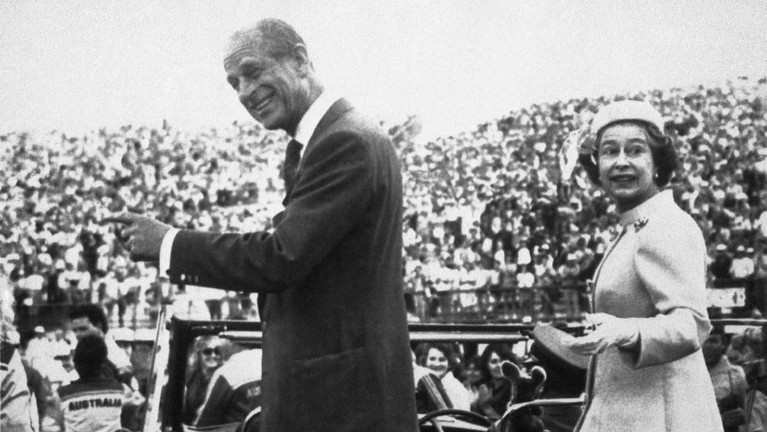 FILE - In this Sept. 1, 1972 file photo, Britain's Queen Elizabeth II and Prince Philip pose at Balmoral, Scotland, to celebrate their Silver Wedding anniversary. Prince Philip, the irascible and tough-minded husband of Queen Elizabeth II who spent more than seven decades supporting his wife in a role that both defined and constricted his life, has died, Buckingham Palace said Friday, April 9, 2021. He was 99. (PA via AP, File)