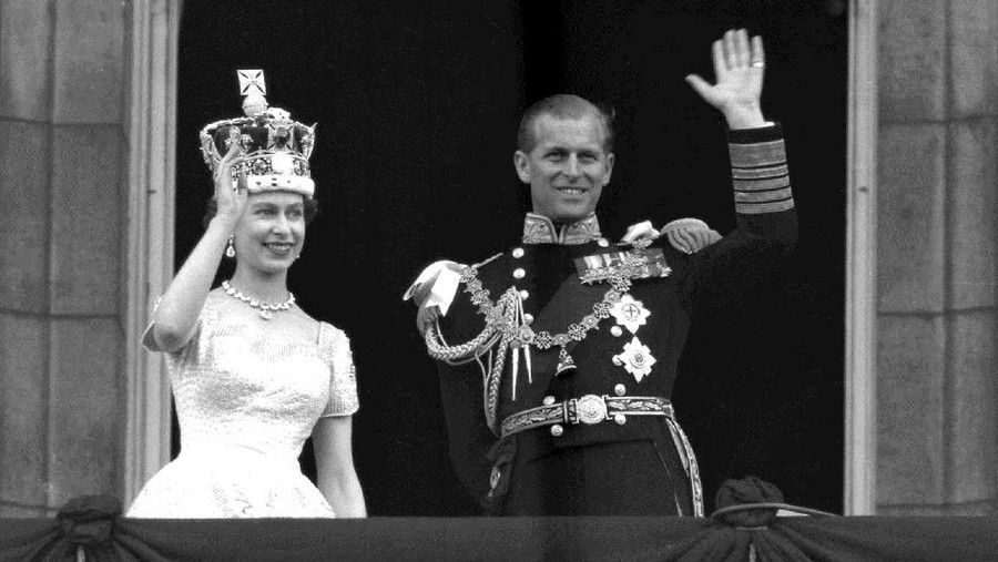 FILE - In this June 10, 1956 file photo, the Duke of Edinburgh poses for a photo as he observes his 35th birthday anniversary in Buckingham Palace, London. Buckingham Palace says Prince Philip, husband of Queen Elizabeth II, has died aged 99. (AP Photo/File)