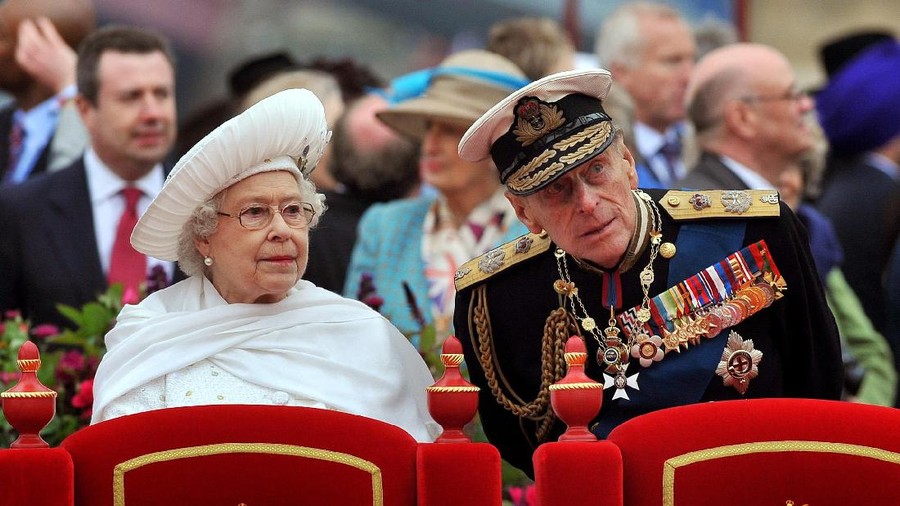FILE - In this June 10, 1956 file photo, the Duke of Edinburgh poses for a photo as he observes his 35th birthday anniversary in Buckingham Palace, London. Buckingham Palace says Prince Philip, husband of Queen Elizabeth II, has died aged 99. (AP Photo/File)