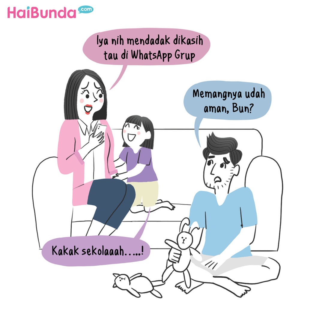 Komik Sekolah Tatap Mukanya Dimulai
