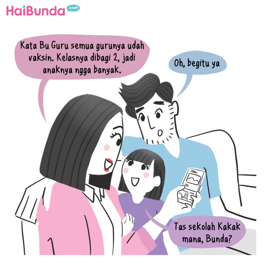 Komik Sekolah Tatap Mukanya Dimulai