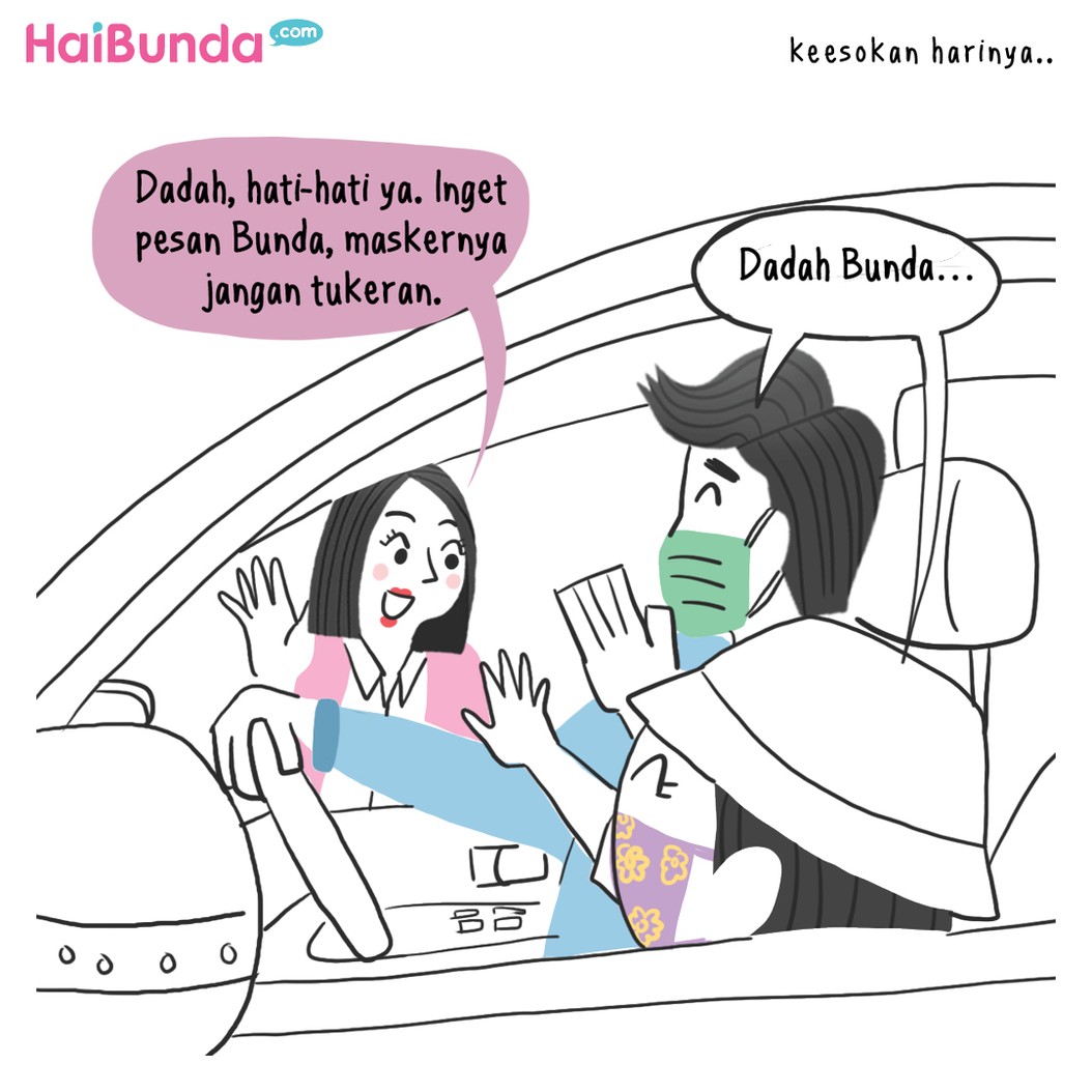 Komik Sekolah Tatap Mukanya Dimulai