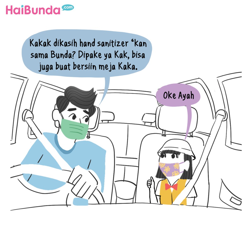Komik Sekolah Tatap Mukanya Dimulai