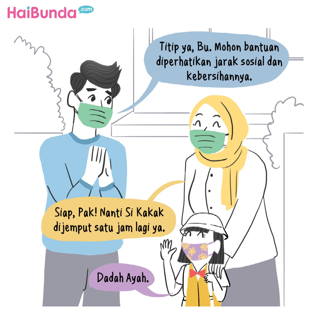 Komik Sekolah Tatap Mukanya Dimulai