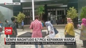 VIDEO: Gempa Magnitudo 6,7 Picu Kepanikan Warga