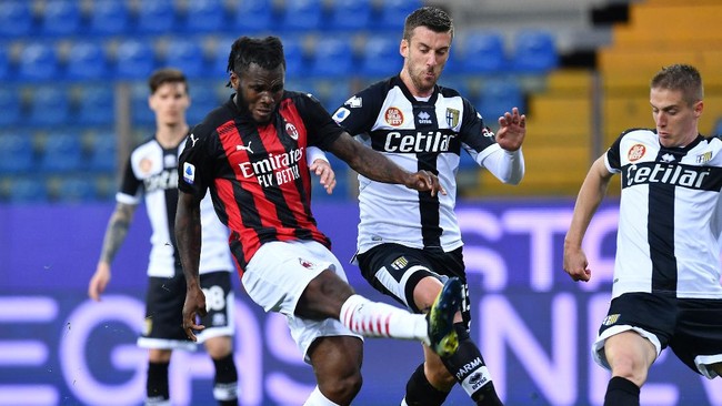 AC Milan berhasil mengalahkan Parma dengan skor 3-1 pada pertandingan Liga Italia di Stadion Ennio Tardini, Sabtu (10/4) malam.
