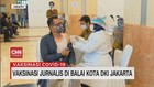 VIDEO: Vaksinasi Jurnalis di Balai Kota DKI Jakarta