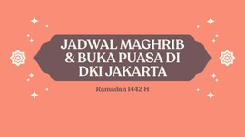 INFOGRAFIS: Jadwal Maghrib dan Buka Puasa di DKI Jakarta