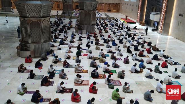 Masjid Istiqlal Gelar Salat Gerhana Dengan Protkes Ketat