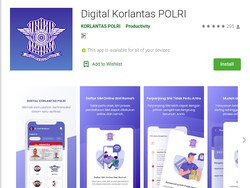 Ratusan Ribu Pengendara Sudah Terdaftar di Aplikasi Digital Korlantas Polri