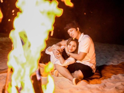 7 Potret Bulan Madu Aurel & Atta Halilintar di Bali, Makin Mesra Bun