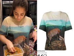 8 Gaya Nagita Slavina dengan Kaos Oblong yang Harganya Bisa Bikin Bengek