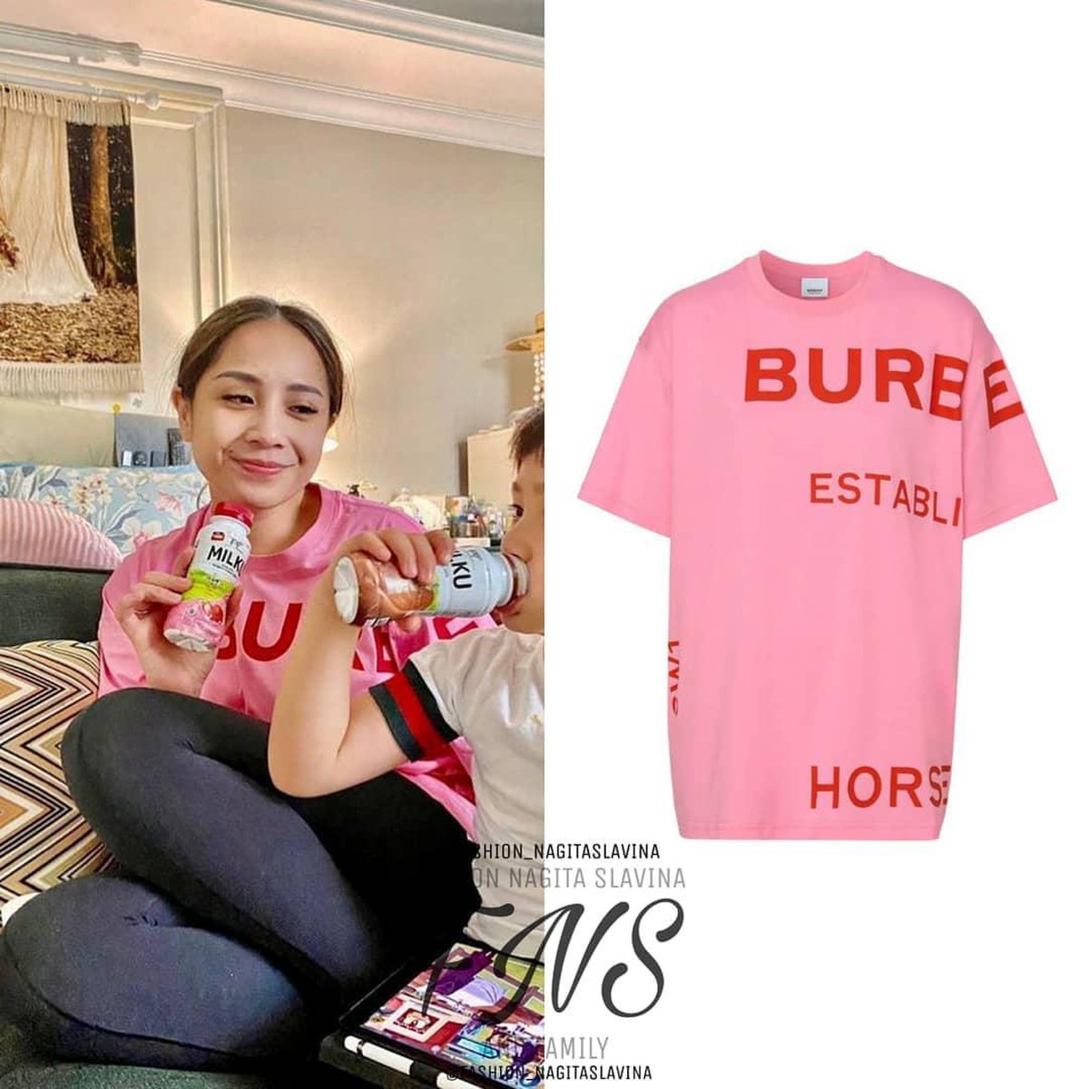 Penampilan Nagita Slavina kerap mencuri perhatian karena harga pakaiannya selalu bikin tercengang&comma; seperti kaos oblong&period; Yuk simak bagaimana tampilan kaos oblong Nagita yang harganya bikin melongo&excl;