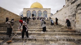 FOTO: Kompleks Masjid Al Aqsa Bersolek saat Ramadan