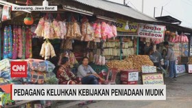 VIDEO: Pedagang Keluhkan Kebijakan Peniadaan Mudik