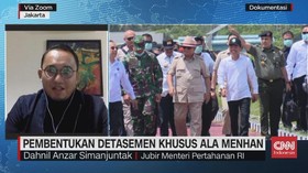 VIDEO: Pembentukan Detasemen Khusus Ala Menhan