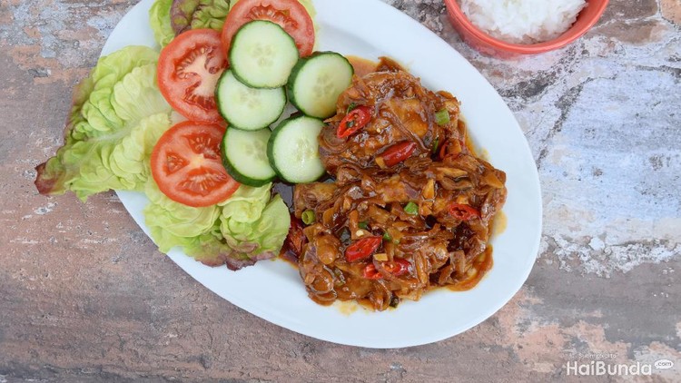 Menu ayam kecap untuk menu buka puasa.