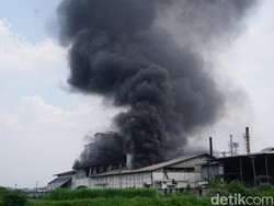 Pabrik Tepung di Mojokerto Terbakar, Diduga Karena Mesin Oven Meledak