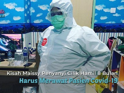 Kisah Maissy Eks Penyanyi Cilik Hamil 8 Bulan Harus Merawat Pasien Covid-19