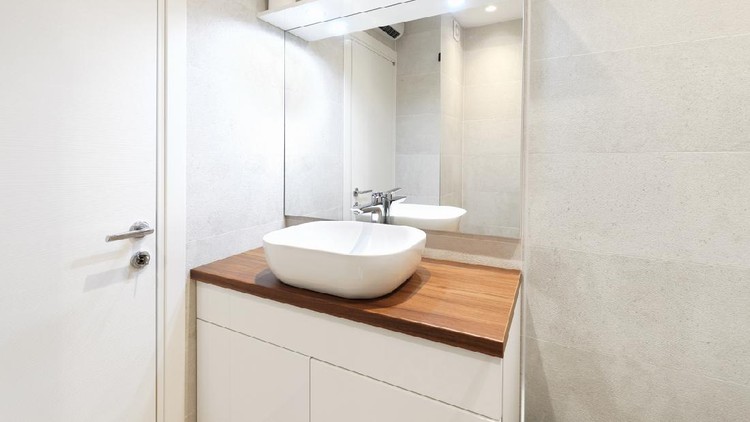 Modern bathroom interior