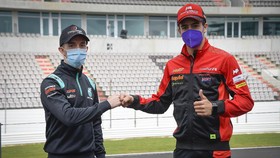 Pembalap Indonesia Gresini Start ke-2 di Moto3 Spanyol