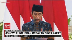 VIDEO: Jokowi Luncurkan Gerakan Cinta Zakat