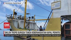 VIDEO:Siklon Tropis Surigea Tunda Keberangkatan Kapal Perinti