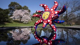 FOTO: Pameran Seni Ala Yayoi Kusama di Taman New York
