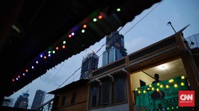 FOTO: Kampung Ramadan di Tengah Pencakar Langit Jakarta