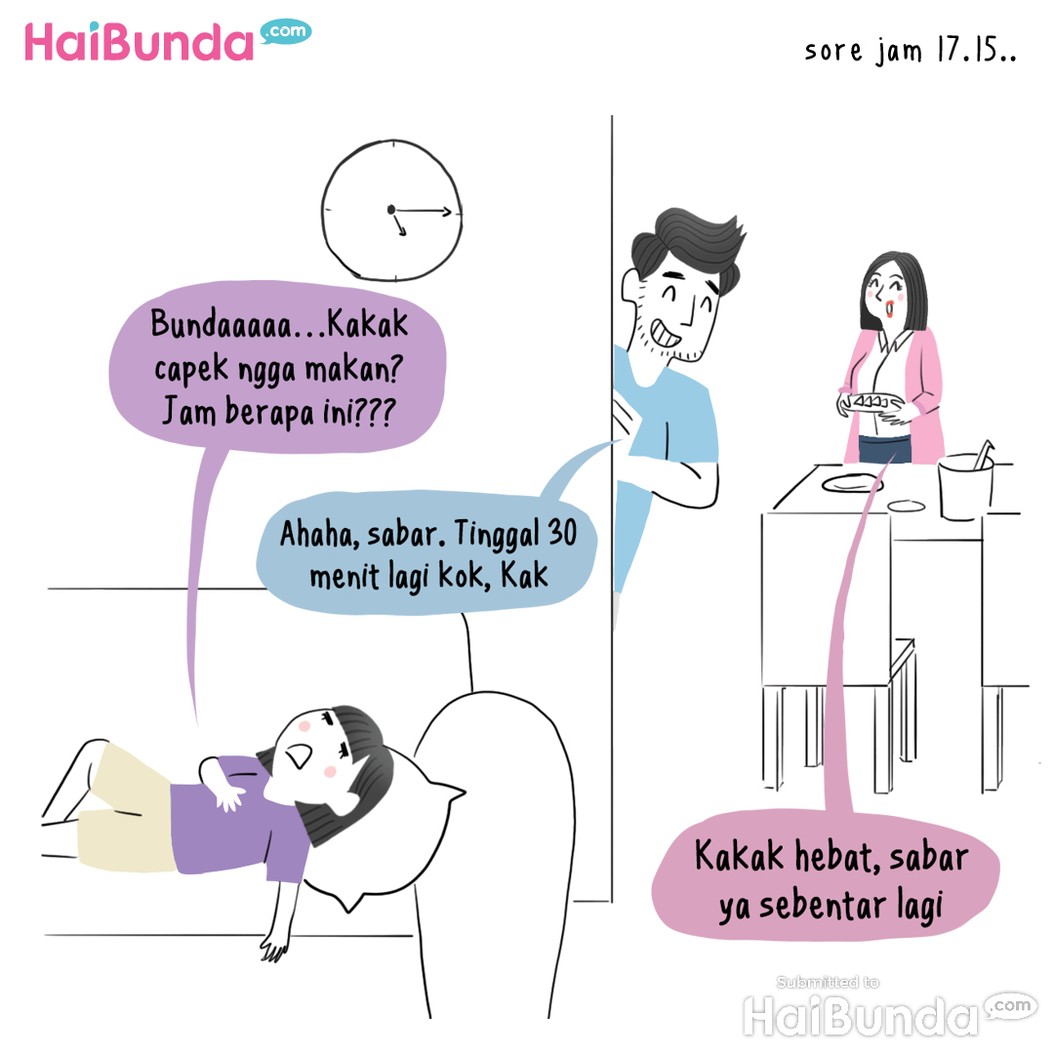 Komik HaiBunda, Kakak Puasa