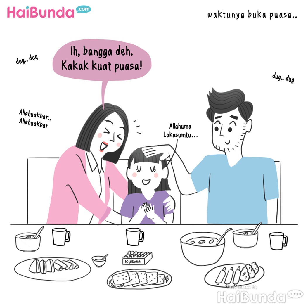 Komik HaiBunda, Kakak Puasa