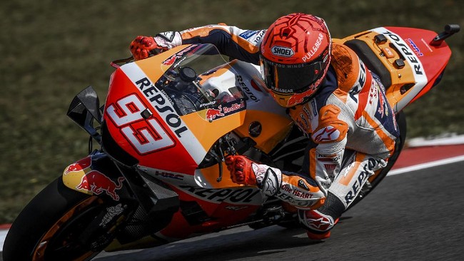 Pembalap Honda Marc Marquez menyatakan dirinya dilarang menaiki motor saat jeda balapan MotoGP 2021. Artinya, dia baru bisa naik motor saat di MotoGP Spanyol.